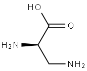 (R)-2,3-Diaminopropanoic acid Struktur