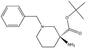 (S)-3-Boc-1-benzyl-piperidine-3-amine Struktur