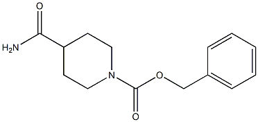 Benzyl-4-carbam-oylpiperidine-1-carboxylate Struktur