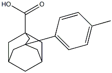 3-(4-METHYLPHENYL)ADAMANTAN-1-CARBOXYLIC ACID Struktur