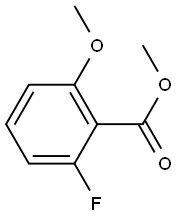 2-FLUORO-6-METHOXYBENZOIC ACID METHYL ESTER Struktur