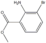 2-AMINO-3-BROMOBENZOIC ACID METHYL ESTER Struktur