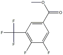 3,4-DIFLUORO-5-(TRIFLUOROMETHYL)BENZOIC ACID METHYL ESTER Struktur