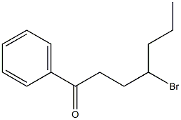 4-Bromoheptanoylbenzene Struktur