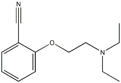 2-[2-(DIETHYLAMINO)ETHOXY]BENZONITRILE Struktur