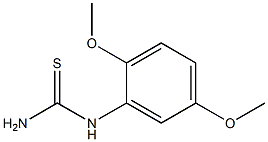 N-(2,5-DIMETHOXYPHENYL)THIOUREA Struktur