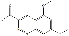 METHYL 5,7-DIMETHOXYCINNOLINE-3-CARBOXYLATE Struktur