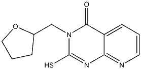 2-MERCAPTO-3-(TETRAHYDROFURAN-2-YLMETHYL)PYRIDO[2,3-D]PYRIMIDIN-4(3H)-ONE Struktur