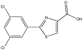 2-(3,5-DICHLOROPHENYL)THIAZOLE-4-CARBOXYLIC ACID, 95+% Struktur