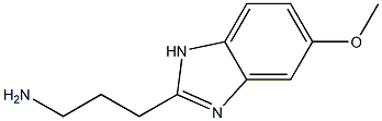 3-(5-METHOXY-1H-BENZIMIDAZOL-2-YL)PROPAN-1-AMINE Struktur