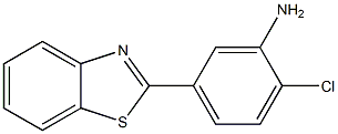 5-BENZOTHIAZOL-2-YL-2-CHLORO-PHENYLAMINE 95% Struktur