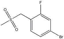 4-BROMO-2-FLUOROBENZYLMETHYLSULFONE 97% Struktur