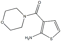 3-(MORPHOLIN-4-YLCARBONYL)THIEN-2-YLAMINE Struktur