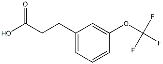 3-[3-(TRIFLUOROMETHOXY)PHENYL]PROPIONIC ACID 95% Struktur