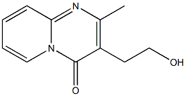 3-(2-HYDROXYETHYL)-2-METHYL-4H-PYRIDO(1,2-A) PYRIMIDINE-4-ONE Struktur