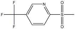 2-METHYLSULFONYL-5-TRIFLUOROMETHYLPYRIDINE 97% Struktur