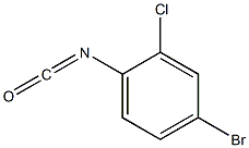 4-BROMO-2-CHLORO-1-ISOCYANATOBENZENE Struktur