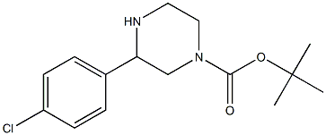 3-(4-CHLOROPHENYL)PIPERAZINE-1-CARBOXYLIC ACID TERT-BUTYL ESTER, 95+% Struktur