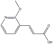 3-(2-METHOXY-3-PYRIDYL)ACRYLICACID Struktur