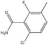 6-CHLORO-2-FLUORO-3-METHYLBENZAMIDE, 97+% Struktur