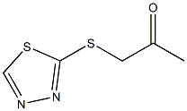 1-(1,3,4-THIADIAZOL-2-YLTHIO)ACETONE Struktur