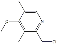 2-CHLOROMETHYL-3.5-DIMETHY-4-METHOXY-PYRIDINE Struktur