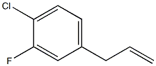 3-(4-CHLORO-3-FLUOROPHENYL)-1-PROPENE 97% Struktur