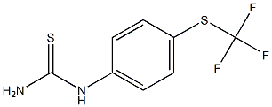 4-(TRIFLUOROMETHYLTHIO)PHENYLTHIOUREA 98% Struktur