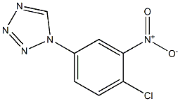 1-(4-CHLORO-3-NITROPHENYL)-1H-TETRAZOLE Struktur