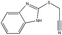 (1H-BENZIMIDAZOL-2-YLTHIO)ACETONITRILE Struktur