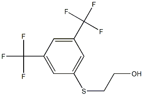 3,5-BIS(TRIFLUOROMETHYL)PHENYLTHIOETHANOL 98% Struktur