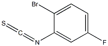 2-BROMO-5-FLUOROPHENYLISOTHIOCYANATE 97% Struktur