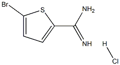 5-Bromo-thiophene-2-carboxamidine HCl Struktur