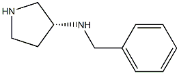 (R)-3-(BENZYL-AMINO)PYRROLIDINE Struktur