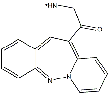 11-(GLYCYL-N-YL) DIBENZO(B,F)DIAZEPINE Struktur