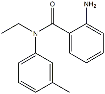 2-AMINO, (N-ETHYL,N-M-TOLYL )BENZAMIDE Struktur