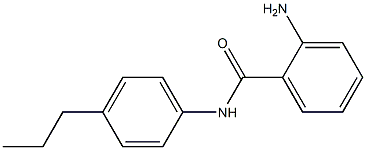 2-AMINO, N-(4-N-PROPYL PHENYL)BENZAMIDE Struktur