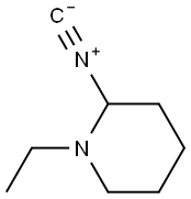 N-2-ISONITRILO ETHYL PIPERIDINE Struktur