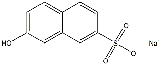 2-Hydroxy-7-naphthalene Sulfonic Acid Sodium Struktur