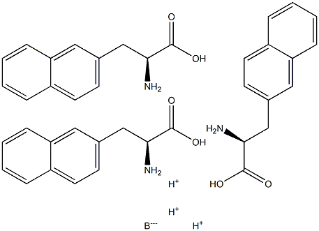 3-(2-Naphthyl)-L-alanine Hydroloride Struktur