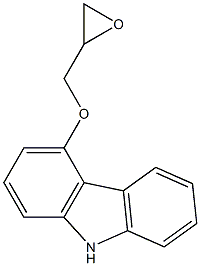 4-(2,3-Epoxyporpaneoxy)Carbazole Struktur