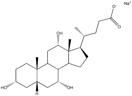 Cholic Acid Sodium Struktur