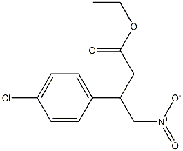 ETHYL 4-NITRO-3-(4-CHLOROPHENYL)BUTYRATE Struktur