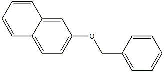 2-BENZYOXYNAPHTHALENE Struktur