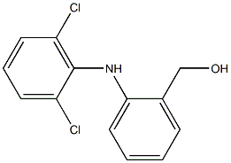 2-[(2,6-DICHLOROPHENYL)AMINO]BENZYL ALCOHOL Struktur