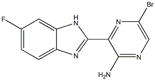 5-bromo-3-(6-fluoro-1H-benzo[d]imidazol-2-yl)pyrazin-2-amine Struktur