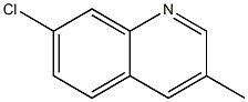 3-METHYL-7-CHLOROQUINOLINE Struktur