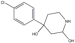 4-(4-CHLOROPHENYL)-4-HYDROXYPIPERIDOL Struktur