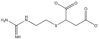 GUANIDINOETHYLMERCAPTOSUCCINATE Struktur