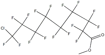 9-CHLOROPERFLUORONONANOIC ACID METHYL ESTER Struktur